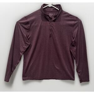 Badlands Long-sleeve Every-Wear 1/4 Zip Pullover Men's 2XL Maroon Hunting Core
